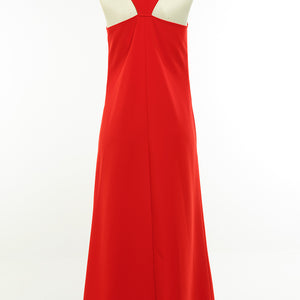 "Red Carpet" COLUMN DRESS WITH FRONT FOLDS