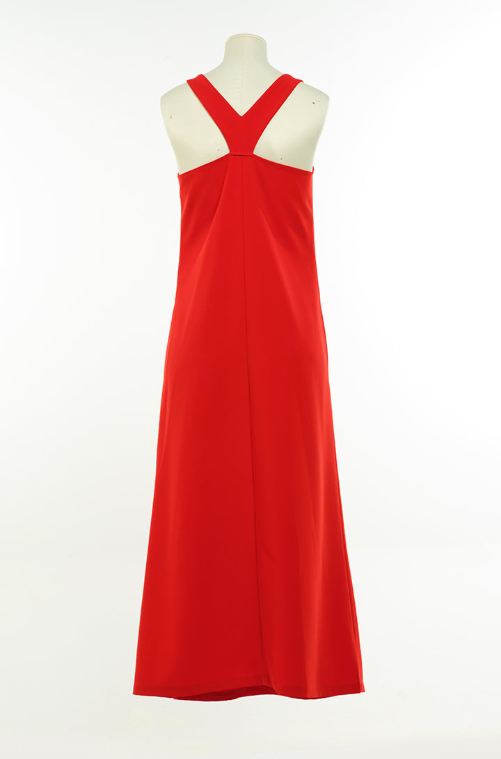 "Red Carpet" COLUMN DRESS WITH FRONT FOLDS